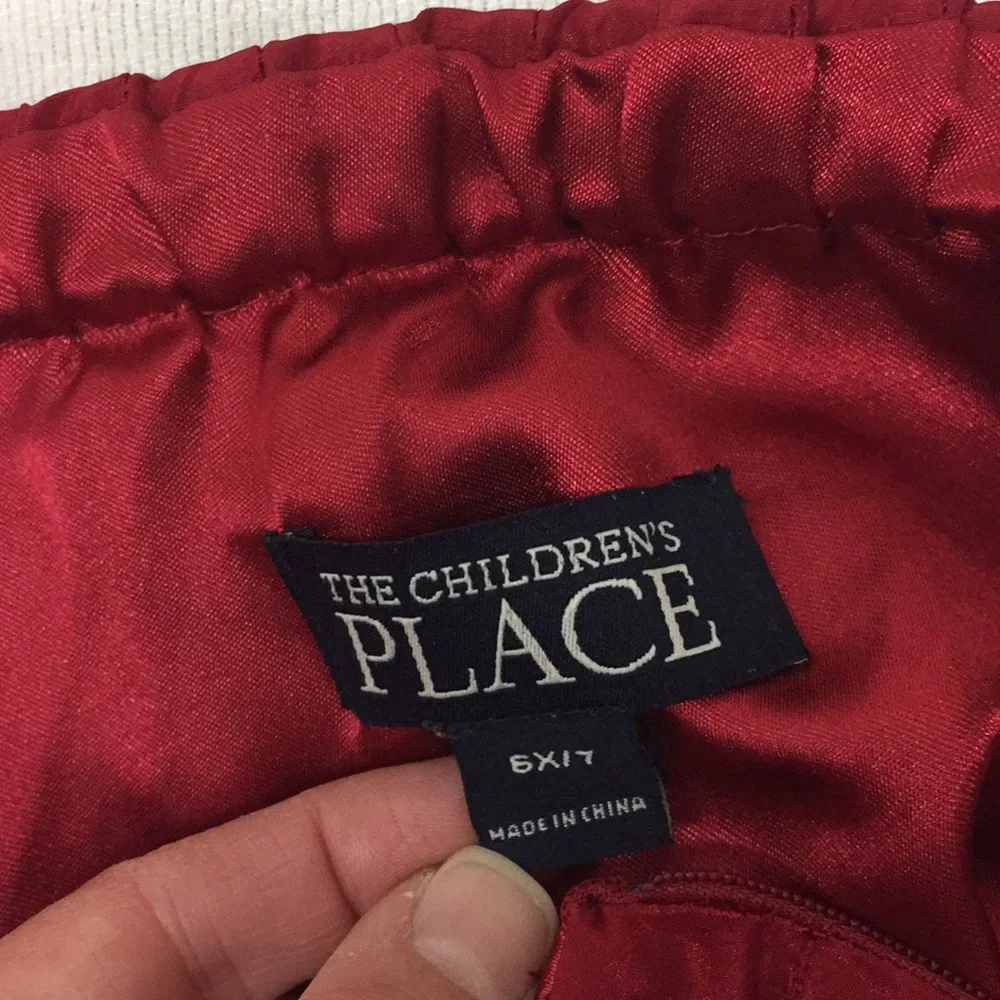 3/$35 TCP shiny red puffer skirt